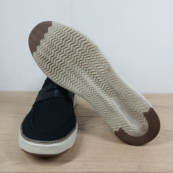 Cole Haan Loafers Mens 13 Slip On Shoes Blue Mesh Modern Casual Sneakers - Picture 7 of 9